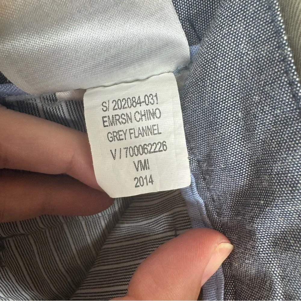 Banana‎ Republic Emerson Chino Vintage Straight Fit Men's Olive Pants 36x30